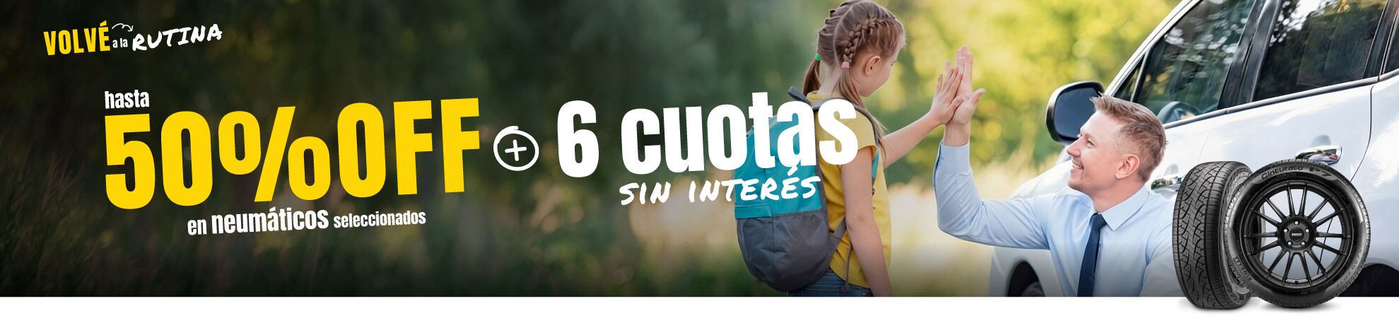 Aprovechá! 50%OFF+ 6 sin interés!