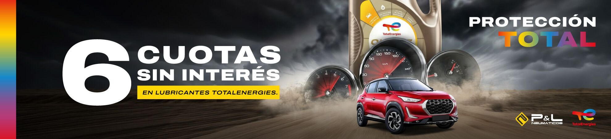 6 cuotas sin interés en lubricantes! Protección Total