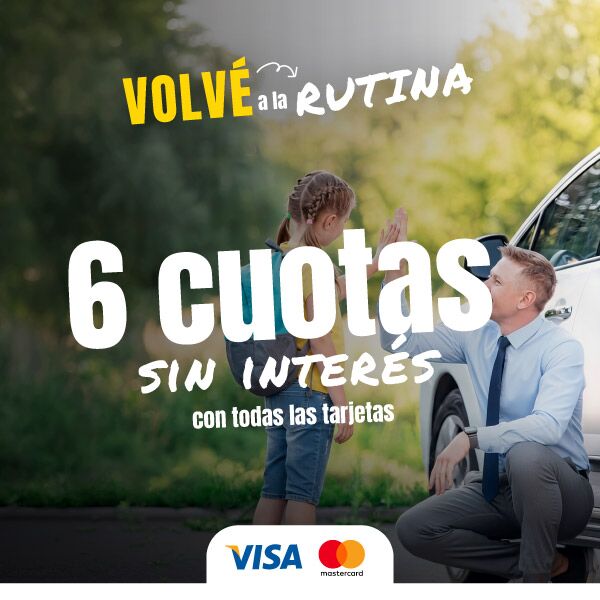 Aprovechá! 50%OFF+ 6 sin interés!